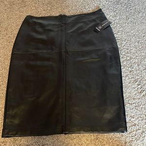 INC Leather Skirt